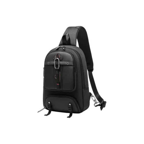 MingLu Oxford Сумка через плечо Sling Сумка Стандартная Унисекс Черная