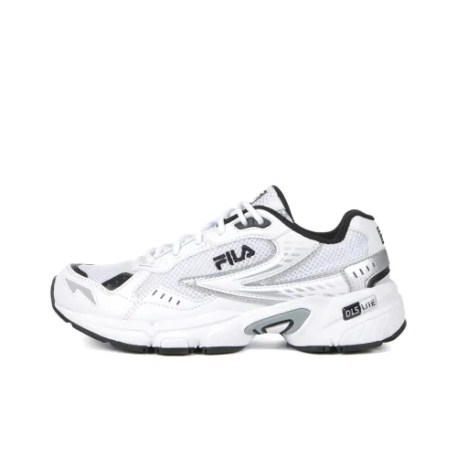 FILA Амортизация Легкий Низкий Топ Беговые кроссовки Унисекс Белый Корейский стиль