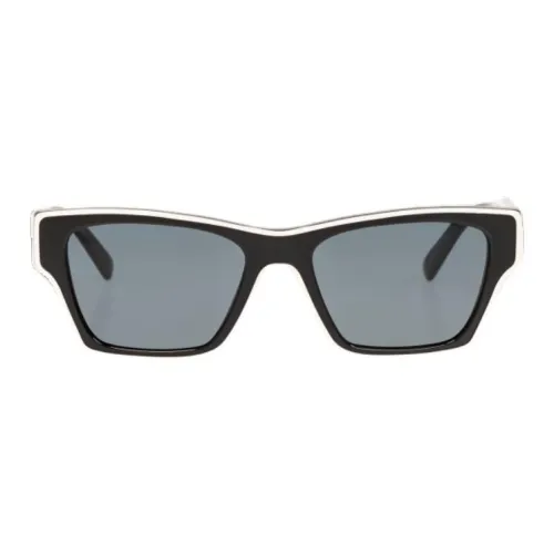 TORY BURCH Квадратные Солнцезащитные Очки Женские Черные