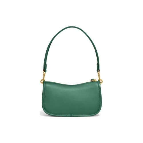 COACH Swinger Сумка из коровьей кожи плечо сумка через плечо женская зеленая