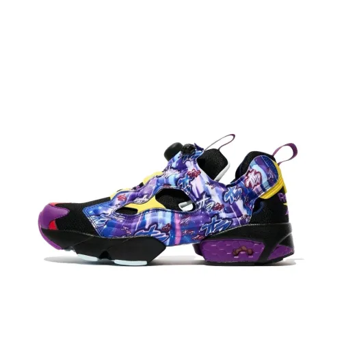 Reebok Instapump Fury Casual Low Top Purple Black Men's