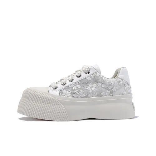 BELLALILY Юбка-карандаш Дышащая Увеличивающая высоту Низкие Кроссовки для скейтбординга Женские