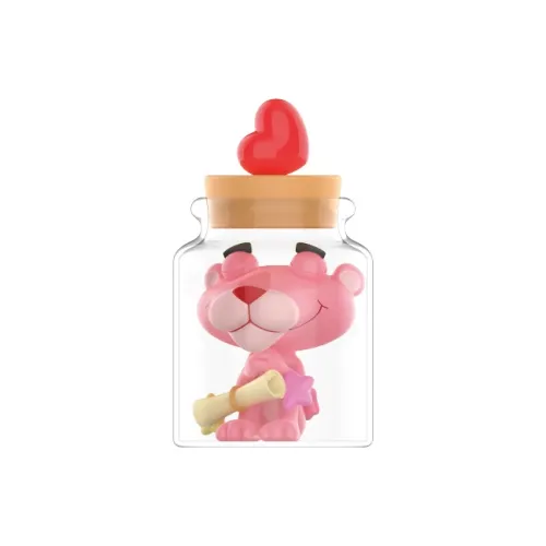 POP MART Pink Leopard Confession Коллекция Милый Слепые коробки Один Mystery Коробка Целая коробка 12 шт