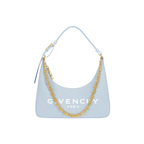 Givenchy Сумка из ткани с коровьей кожей сумка через плечо маленькая женская светло-синяя