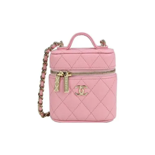 CHANEL С рельефом тисненая телячья кожа Makeup Bag Сумка для коробок Портсигар Сумка через плечо Сумка Женская