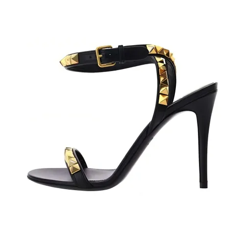 Valentino Rockstud One Ремешок Сандалии Женские Черные