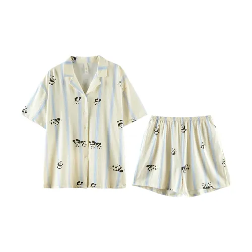 Empowering Words Пижамный комплект женский абрикосовый