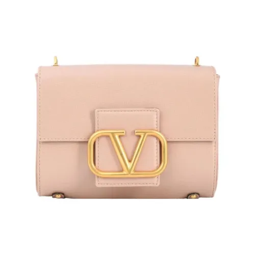 Valentino STUD SIGN Телячья кожа с текстурой сумка через плечо маленькая женская светлый умбра