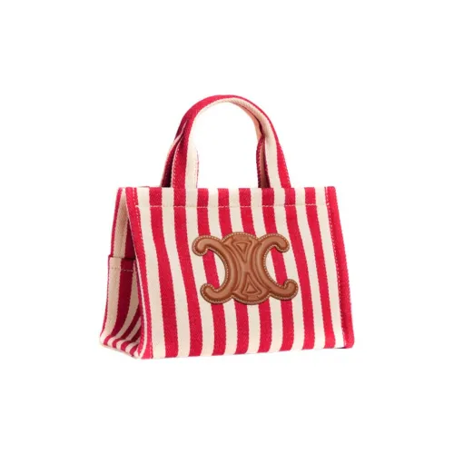 CELINE Cabas Телячья кожа Сумка-тоут Сумка для покупок Сумка через плечо Сумка Маленькая Женская