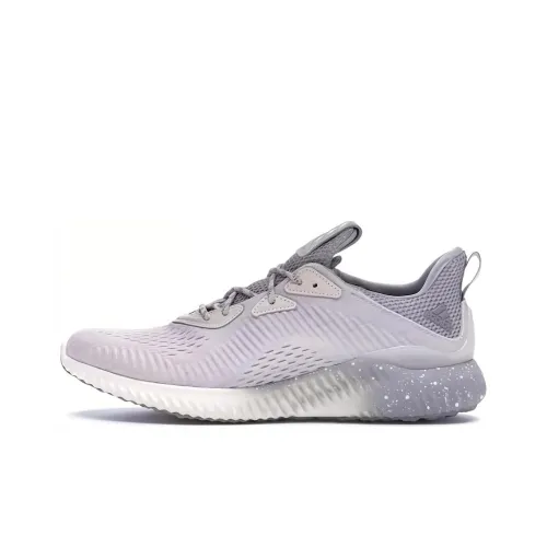 Adidas AlphaBounce Амортизация Износостойкий Низкий Топ Повседневные Беговые Кроссовки Унисекс Серый