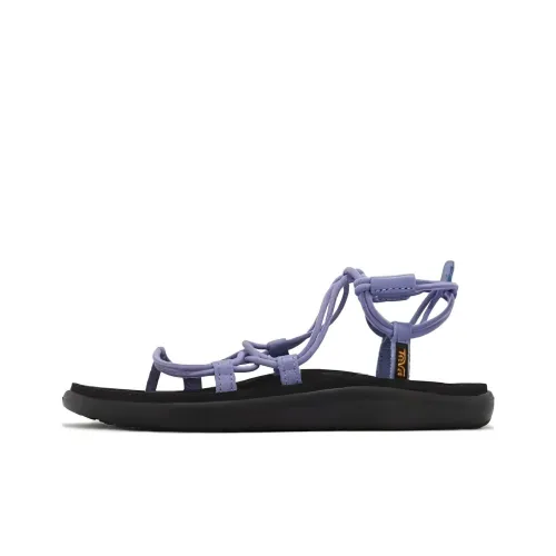 Teva Пляжные сандалии Черно-фиолетовый Женские