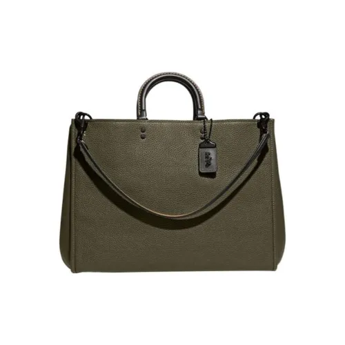 COACH Rogue Кожа Сумка Женская Оливково-Зеленая