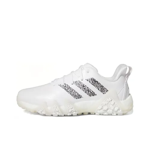 Adidas CodeChaos 22 Boost Slip-Resistant Abrasion-Resistant Lightweight Low Golf Shoes Men's White Black Adidas CodeChaos 22 Boost Противоскользящий Устойчивый к износу Легкий Низкий Golf Обувь Мужская Белый Черный