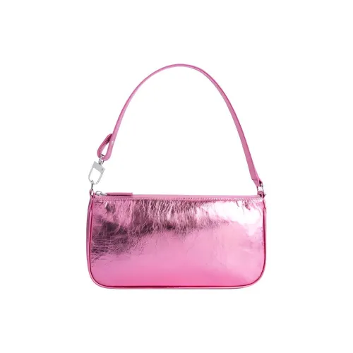 By Far Lambskin Сумка через плечо Женская Розовая