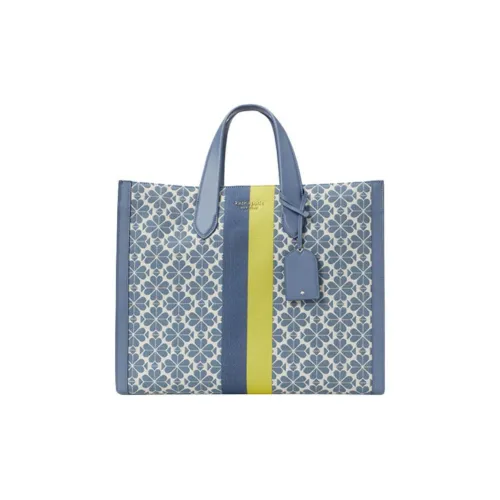 Kate Spade MARKET Jacquard с коровьей кожей сумка-тоут сумка для покупок сумка через плечо сумка большая женская