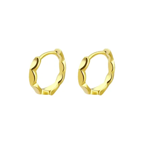 YICAN Серьги с медным покрытием и золотым покрытием Real женские