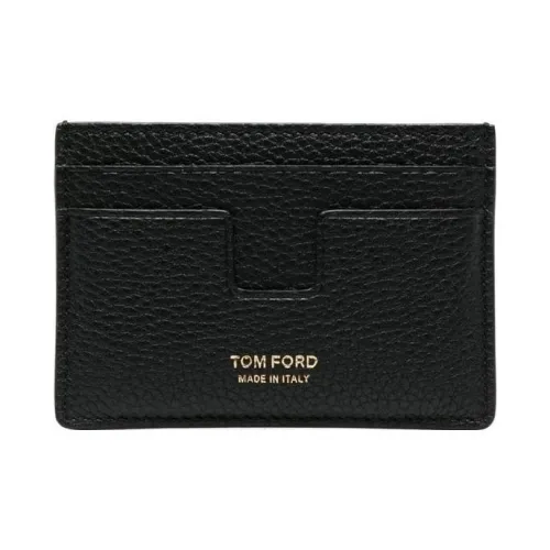 TF Телячья кожа Картхолдер Мужской Черный Кешью Коричневый