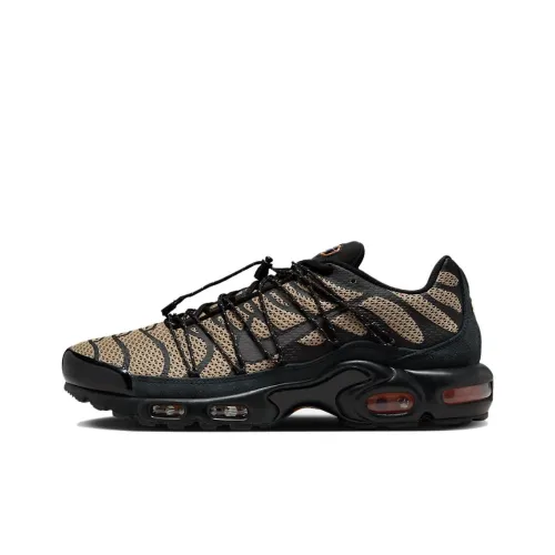 Nike Air Max Plus Utility Амортизация Износостойкий Низкий Топ Повседневная Обувь Мужская Коричневый Черный