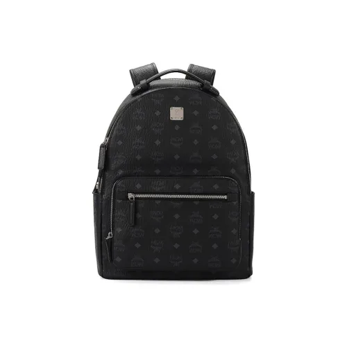 MCM Stark Visetos Рюкзак из искусственной кожи Мужской Черный