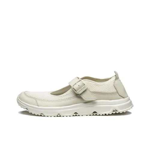 SALOMON RX Marie Slip-resistant Abrasion-resistant Low Top Casual Shoes Unisex Ecru SALOMON RX Marie Противоскользящий Устойчивый к истиранию Низкий Топ Повседневная Обувь Унисекс Экрю