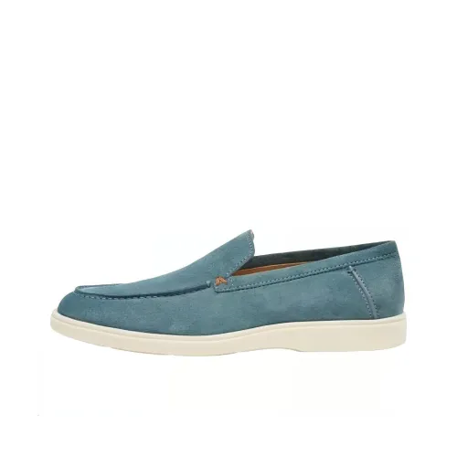 Santoni Лоферы Светло-Синие Мужские