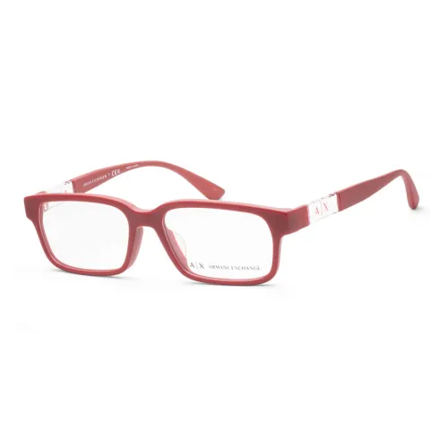 ARMANI EXCHANGE Ацетат Нерегулярная форма Оправа для очков Унисекс Красный
