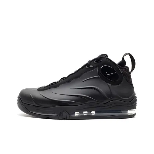 Nike Total Air Foamposite Max 2011 'Черный Антрацит' Нелипкий Легкий MID Топ Винтажные баскетбольные кроссовки Мужской Черный