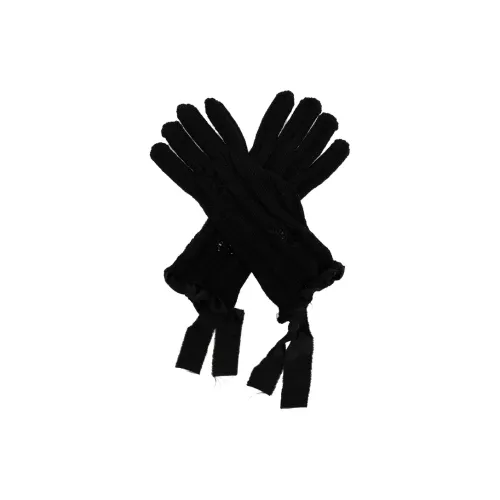 MM6 MAISON MARGIELA Вязаные перчатки Женские Черный