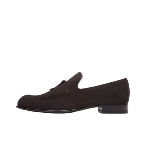 Brioni Лоферы 1,5 см Мужской Темно-коричневый