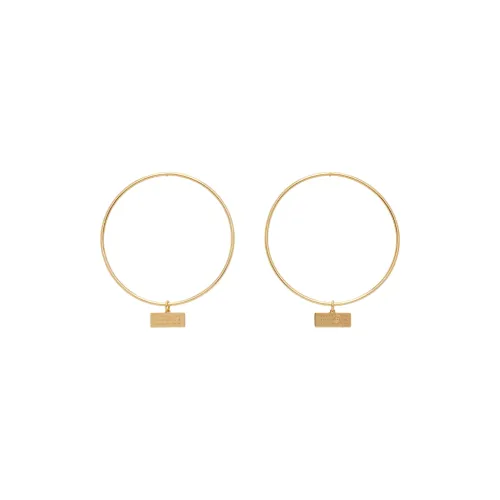 MM6 Maison Margiela Брассовые серьги Женские