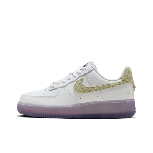 Nike Air FORCE 1 Low Топ Скейтборд Кроссовки Женские Серый Фиолетовый