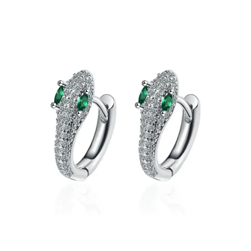 Серьги SIMPLE LURE с цирконием унисекс