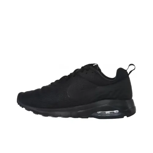 Nike Air Max Motion Амортизация Износостойкий Низкий Топ Беговые кроссовки Унисекс Черный