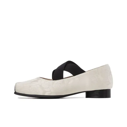 Daphne Грубый каблук Туфли Мэри Джейн 2 см Женские