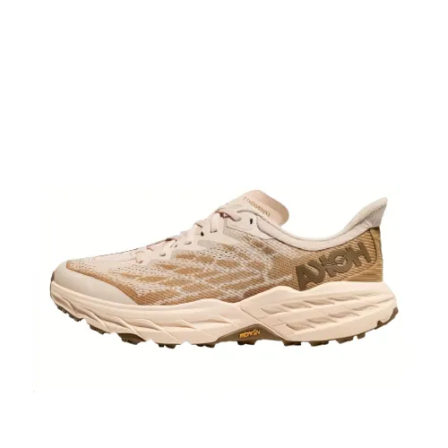 HOKA ONE ONE Speedgoat 5 Беговые кроссовки Низкий верх Бежевый Коричневый Мужской