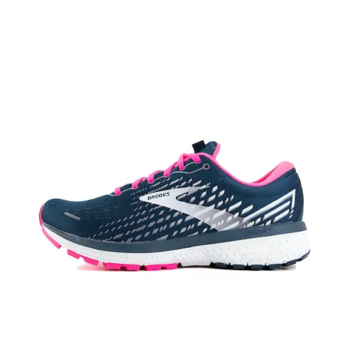 Brooks Ghost 13 Устойчивые к истиранию Низкие Беговые кроссовки Женские Черные Красные