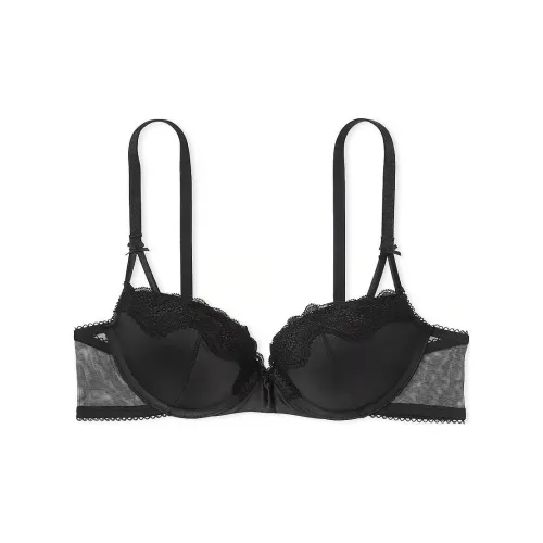 Victoria's Secret Розовый Victoria's Secret Tease PUSH Up Бюстгальтер Черный Бюстгальтер Женские Черный