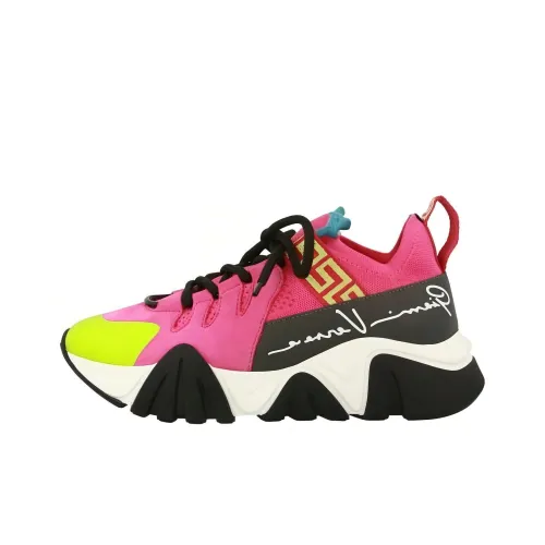 VERSACE Низкий топ Повседневная обувь Женская Розовая