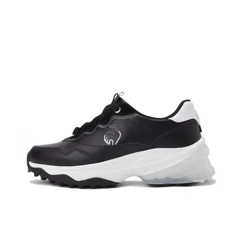 Le Coq Sportif BIRKIE Французский Петух Устойчивый к истиранию Низкий Топ Повседневная обувь Женская Черная