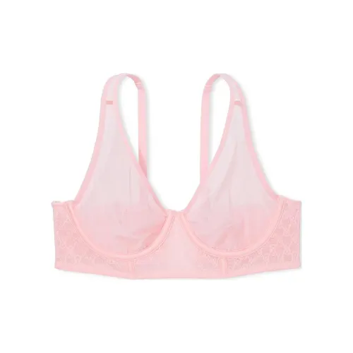 Victoria's Secret Розовый VERY Сексуальный Icon Сетка Longline Plunge Бюстгальтер PRETTY Blossom Бюстгальтер Женские Розовый