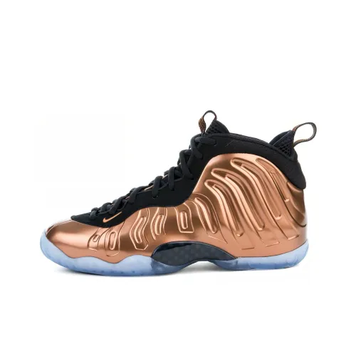 Nike Foamposite One Нижняя юбка Устойчивая к истиранию Амортизаторы MID Топ Винтажные баскетбольные кроссовки Женские Медный