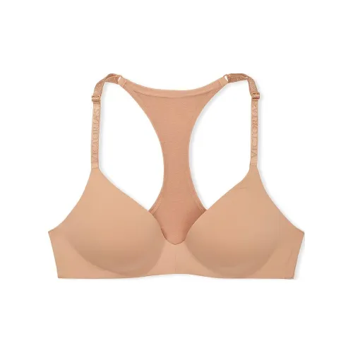 Victoria's Secret The T Рубашка Легко Подкладанный Беспроводной Бюстгальтер Пралине Бюстгальтер Женский Кожа