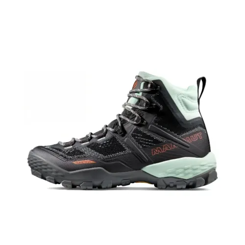 MAMMUT Альпинистские и туристические ботинки High Top Черный Зеленый Женские