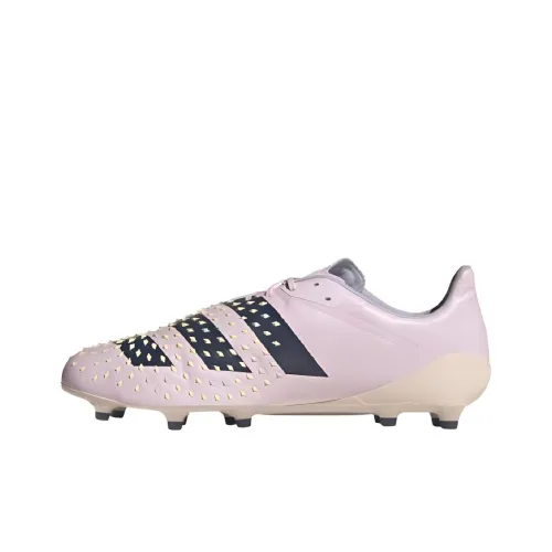 Adidas Predator Malice FG Твердый грунт Противоскользящие Устойчивые к истиранию Футбольные бутсы Мужские Розовый Черный
