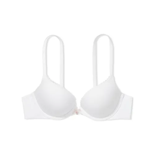 Victoria's Secret Центральная часть BY Victoria 7452 Тень PUSH Вверх Гладкий Бюстгальтер Белый Бюстгальтер Women's White