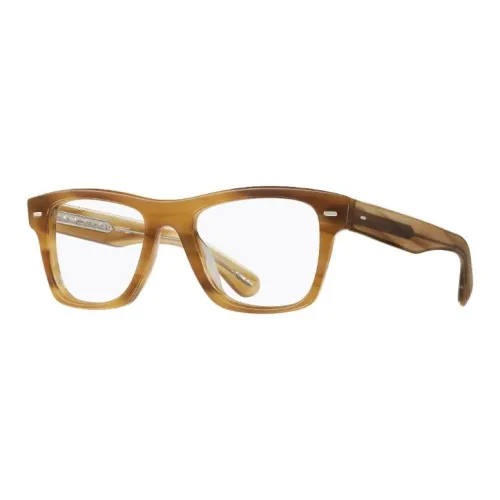 Oliver Peoples Ацетат Нерегулярная форма Оправа для очков Мужская Коричневая