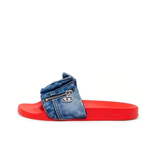 DIESEL Слипоны Blue Men's