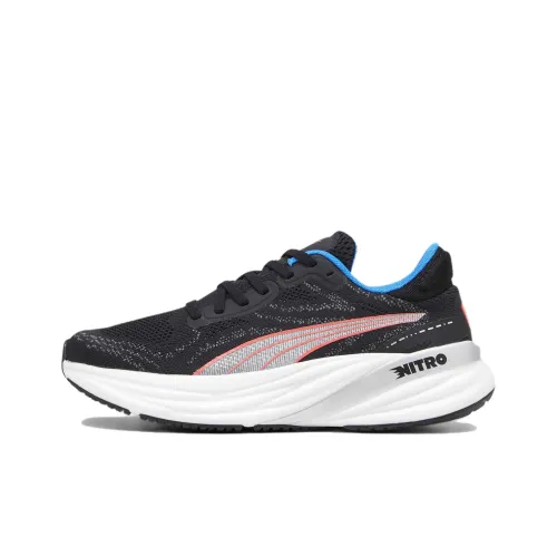 PUMA Magnify Nitro 2 противоскользящие низкие беговые кроссовки для женщин черный серый синий