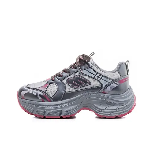 RENBEN Амортизация Противоскользящий Устойчивый к истиранию Дышащий Баланс Низкий Топ Кроссовки с Толстой Подошвой Женские