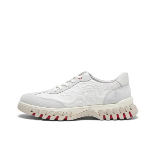 Hush Puppies Низкий топ Повседневная обувь Мужская Белый Серый